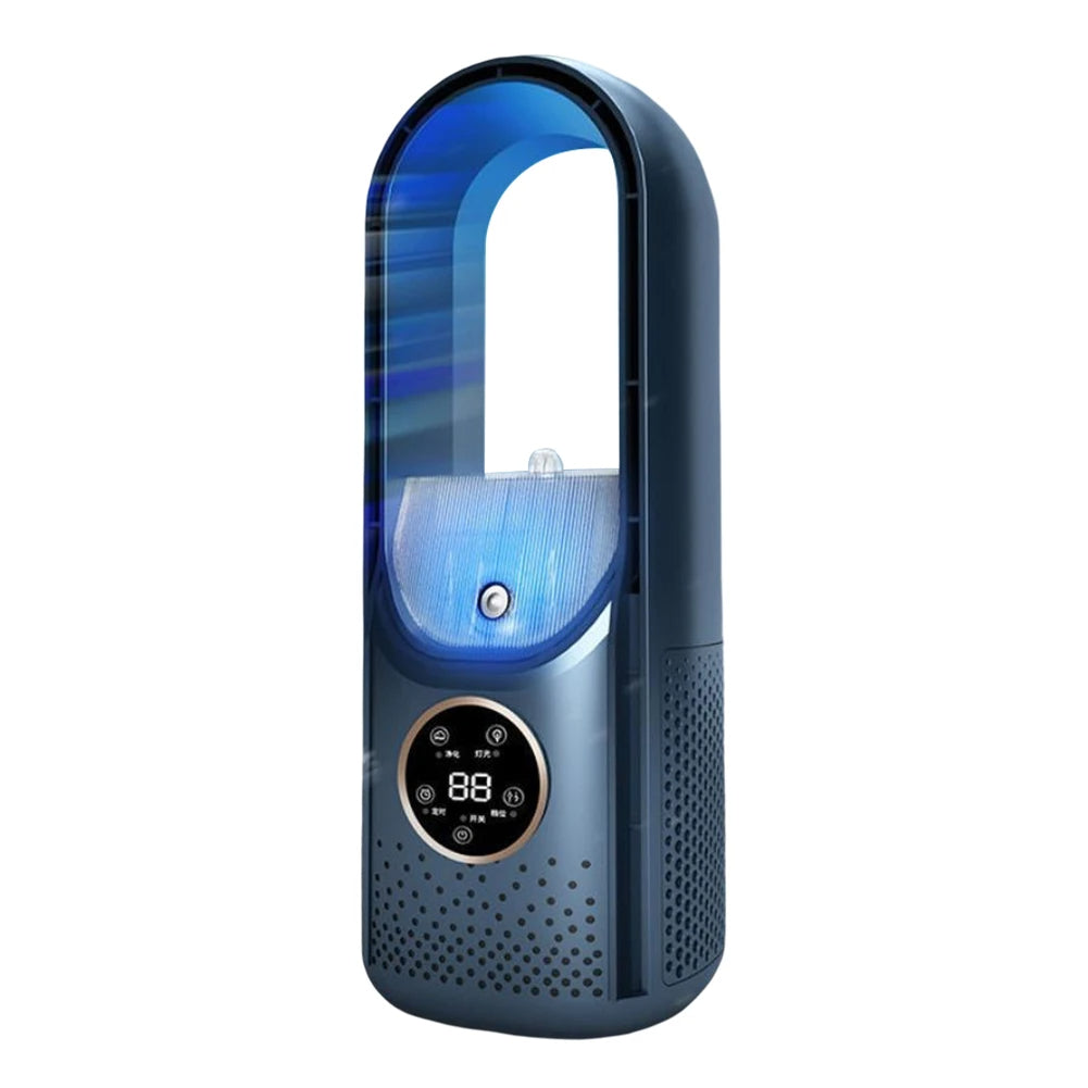Ventilador USB de viaje con función de enfriamiento. Tu compañero perfecto contra el calor.