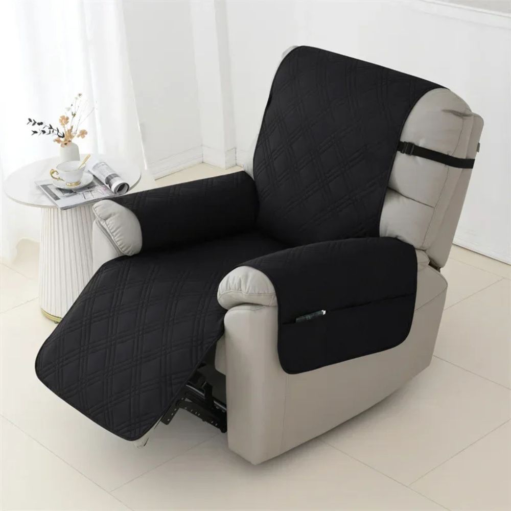 Decoración y protección: funda impermeable acolchada para sillón reclinable, perfecta para cualquier hogar.