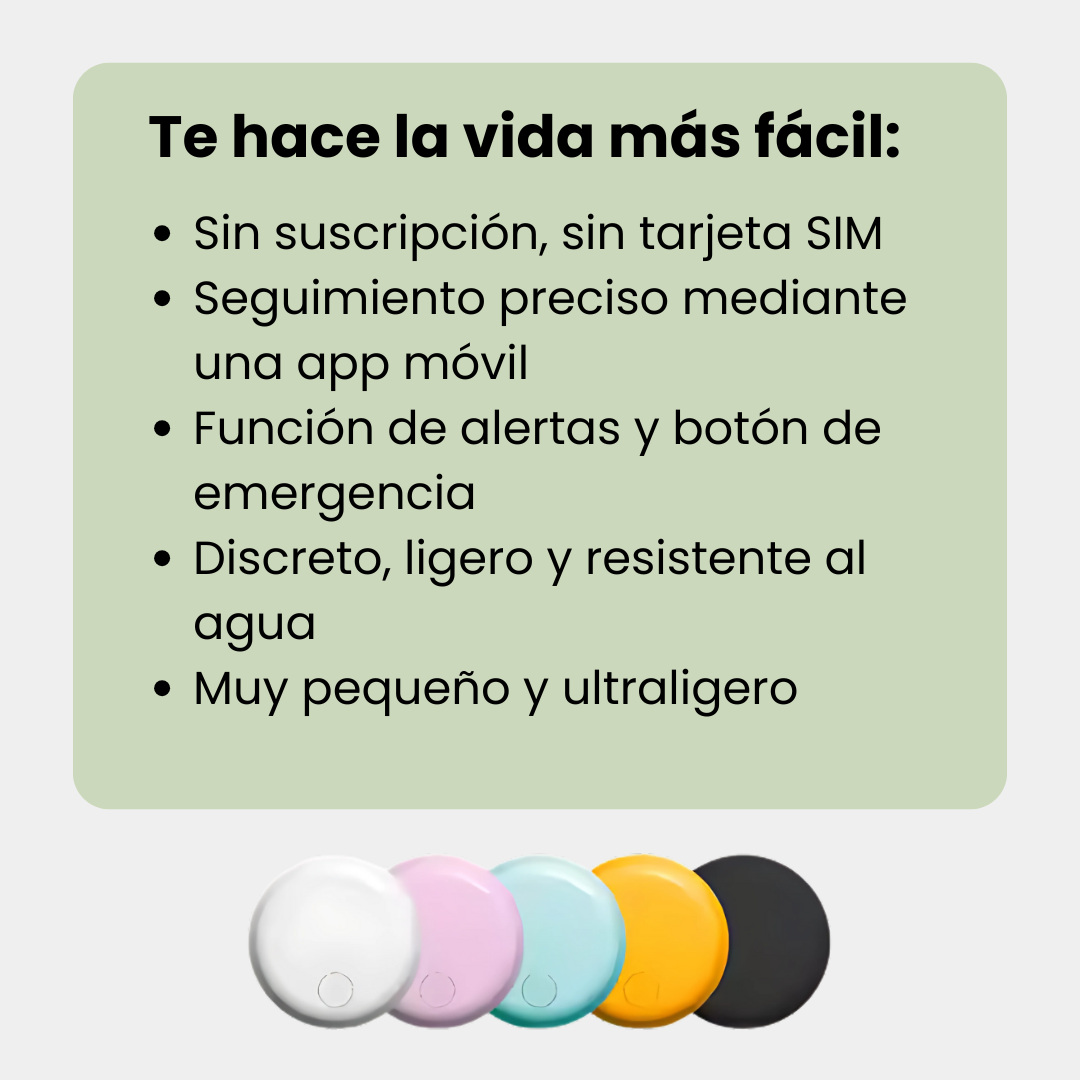 Mapa de la app móvil mostrando una zona segura (geocerca) para el gato. Localizador GPS inteligente.