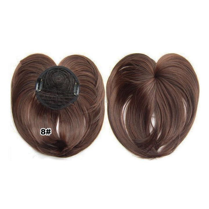 Topper discreto de cabello natural para mujer. Postizo de volumen que se mezcla sin notarse.