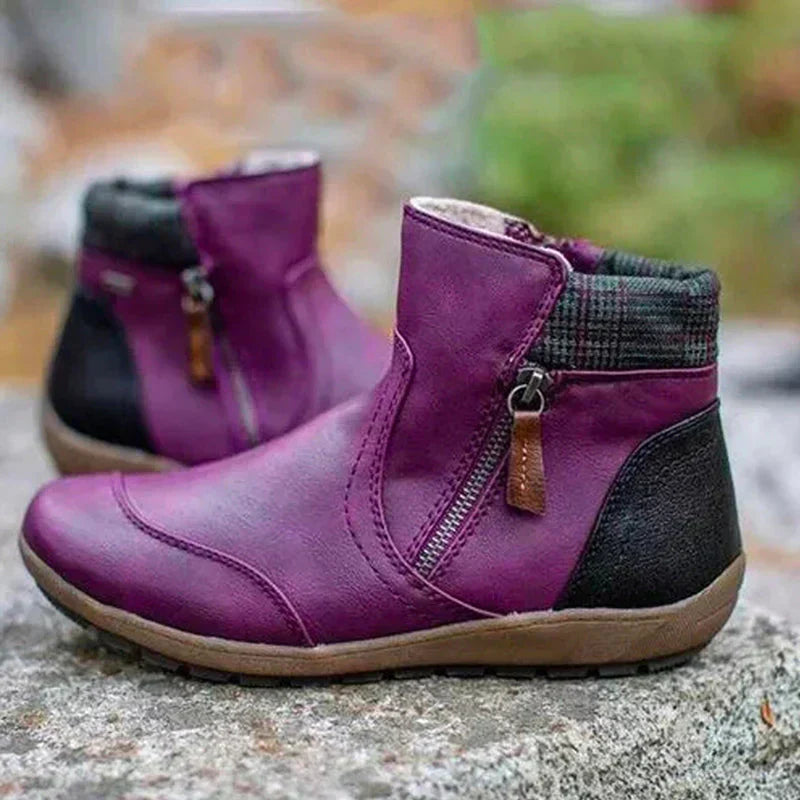 Botas de invierno para mujer, ortopédicas y antideslizantes, proporcionan calidez, confort y seguridad.