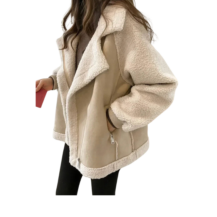 Abrigo de invierno mujer, tejido suave y cálido con capucha. Perfecto para días fríos y un look casual con estilo.