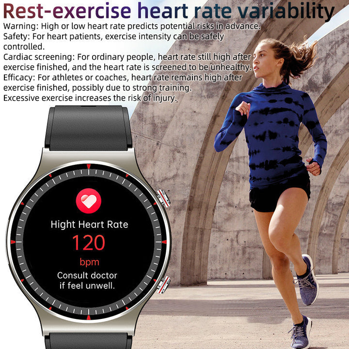 Reloj inteligente para monitoreo del sueño. Análisis EKG y SpO2 detallado.
