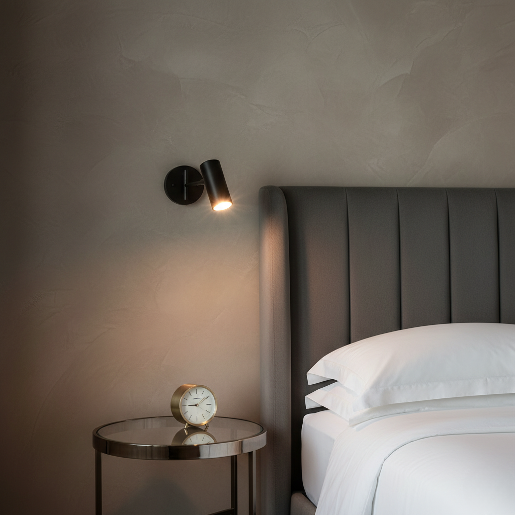 Luz de pared LED moderna y ajustable para sala de estar, dormitorio u oficina en casa, estilo minimalista.