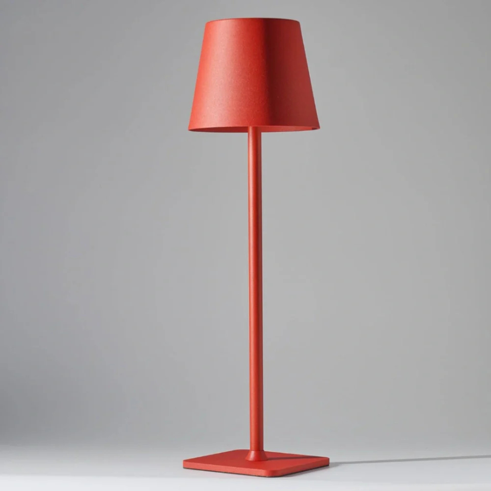 Lámpara de mesa recargable, táctil. Estilo escandinavo, LED. Inalámbrica para iluminación de ambiente exterior e interior.