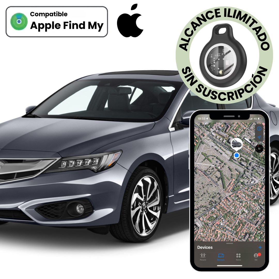 Localizador GPS para vehículos con rastreo en tiempo real, sin suscripción. Dispositivo compacto de seguridad.