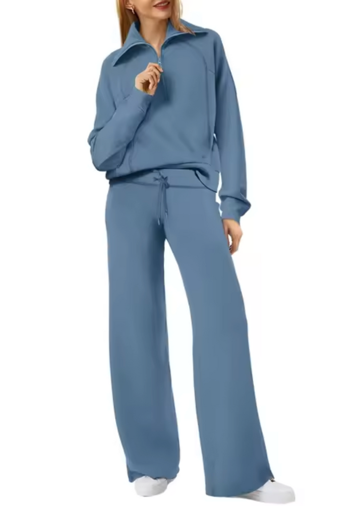 Ropa de mujer: conjunto versátil de sudadera con capucha y pantalón jogger para comodidad.