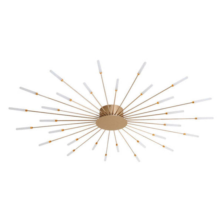 Lámpara de techo LED minimalista negra. Luz regulable para crear un ambiente de hogar confortable.