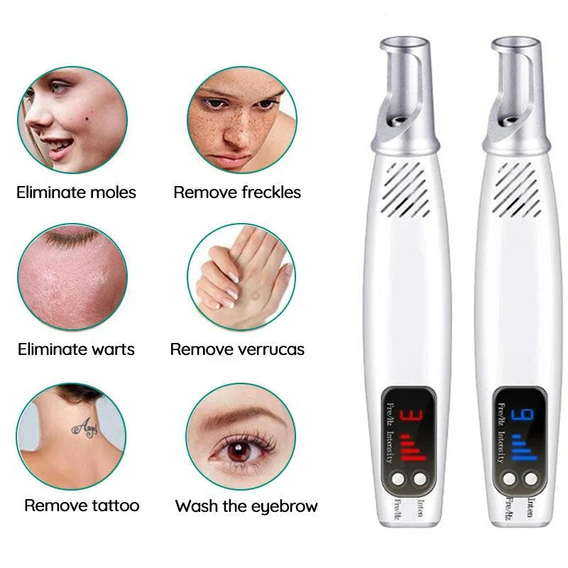 Láser picosegundos eficaz para eliminar tatuajes no deseados y manchas oscuras de la piel.