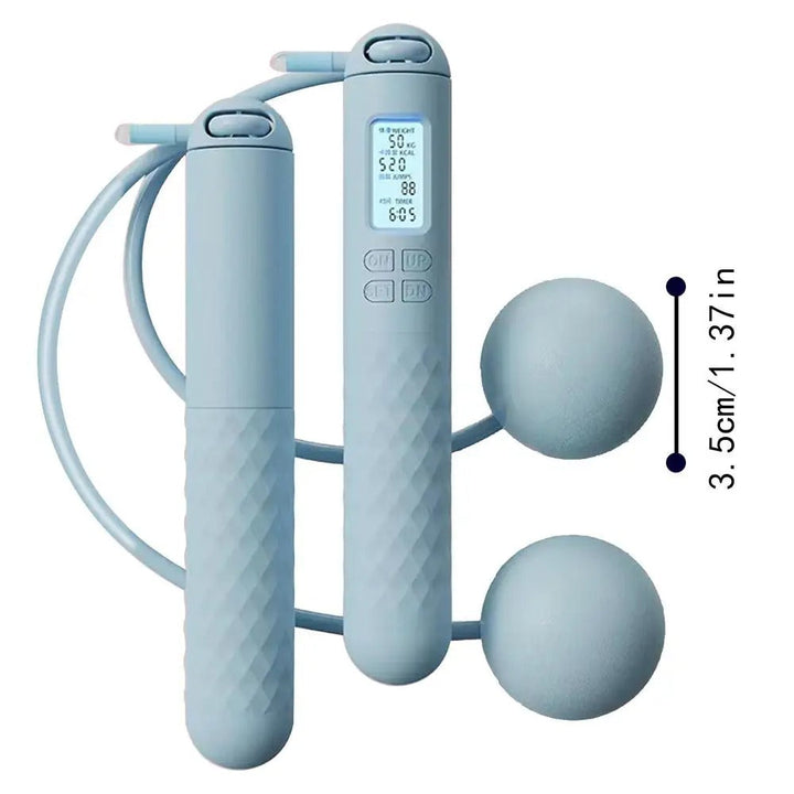 Cuerda de saltar digital, inalámbrica y ligera, ideal para mejorar tu resistencia y agilidad.
