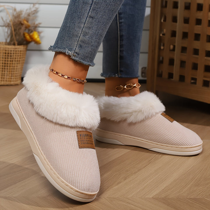 Calzado de hogar para mujer, zapatillas de invierno muy cómodas y cálidas. Ideal para relajación.