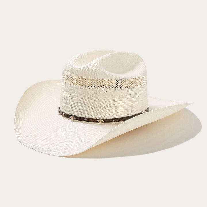 Sombrero de paja estilo vaquero clásico para hombre. Accesorio de moda masculina, ideal para el sol.