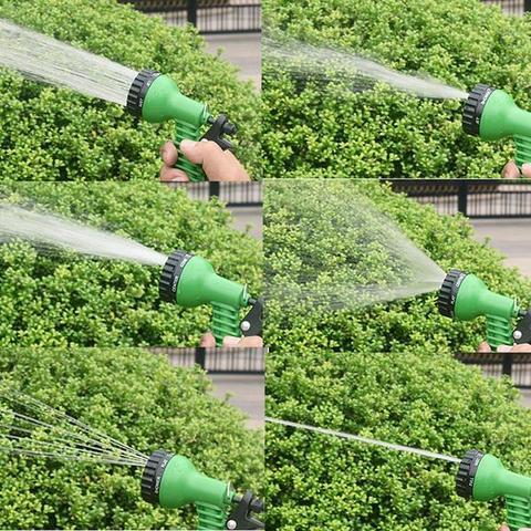 Herramienta de jardinería: manguera extensible flexible para riego, limpieza exterior del hogar, resistente de látex.