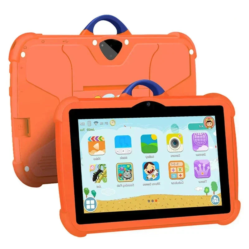 Tablet para niños color azul con Android, ideal para el aprendizaje, juegos y diversión segura. WiFi 5G.