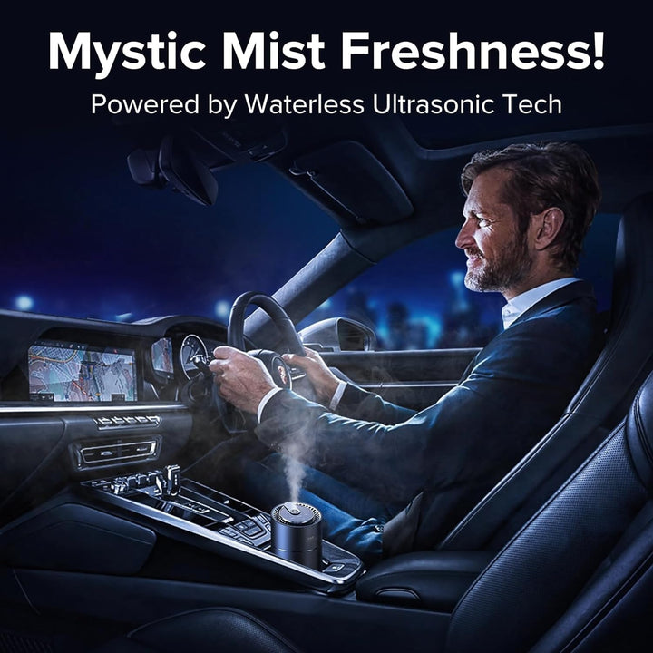 Control inteligente de fragancia para coche. Ambientador automático con aromas naturales de aromaterapia.
