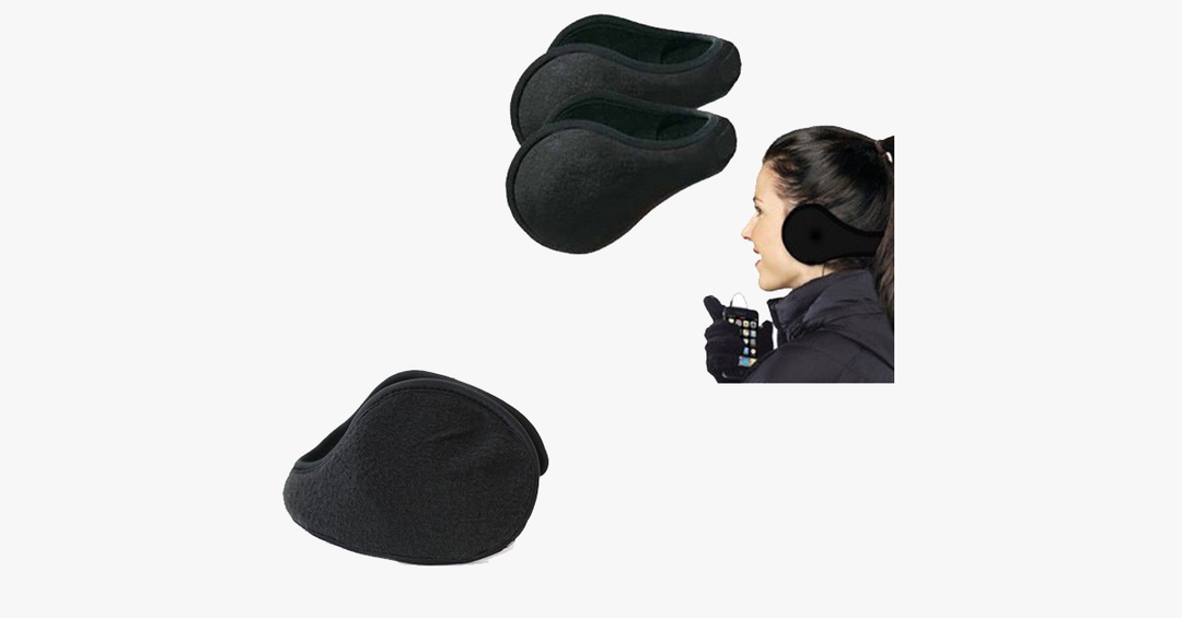 Calentadores de oídos de forro polar suave, ideales para proteger del frío invernal y mantener las orejas abrigadas.