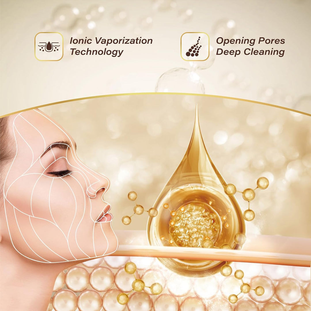 Vaporizador facial iónico, ideal para hidratación facial, aromaterapia y rejuvenecimiento de la piel en tu hogar.