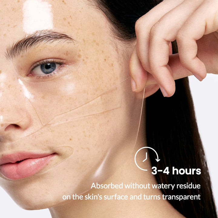 Bio-colágeno en mascarilla facial para un cuidado antiedad y rejuvenecimiento.