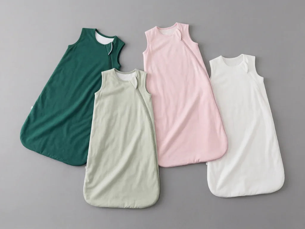Saco de dormir de bambú 1.0 TOG. Confort y seguridad que tu bebé necesita para un sueño reparador.