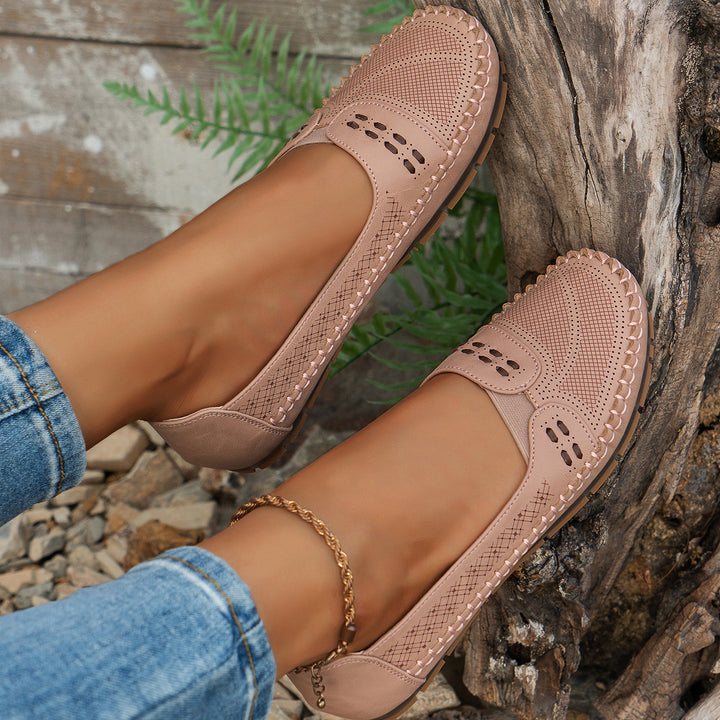 Zapatos ligeros ortopédicos para mujer, plantilla cómoda, con diseño transpirable.