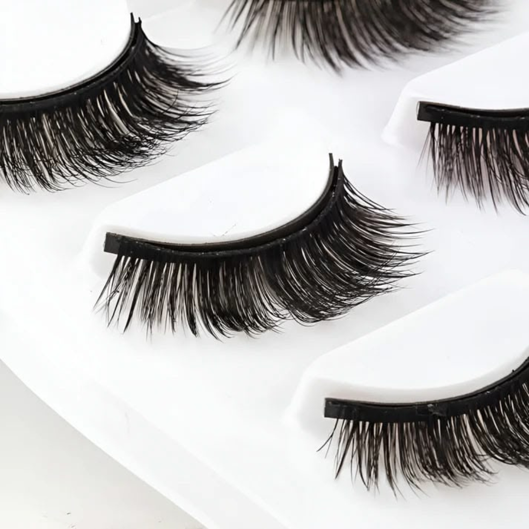 Disfruta de una mirada impactante con pestañas magnéticas reutilizables, cosméticos de belleza para ojos.