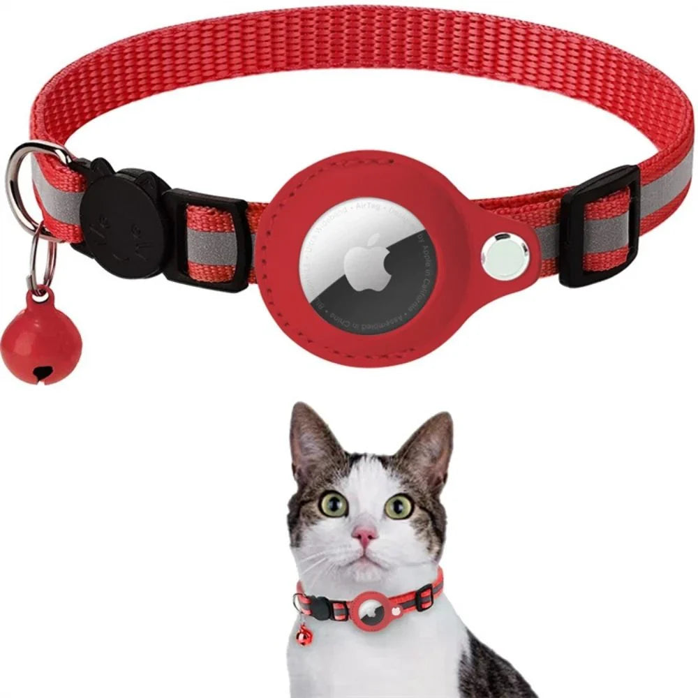 Collar GPS para gatos con liberación rápida, reflectante y localizador para su seguridad.