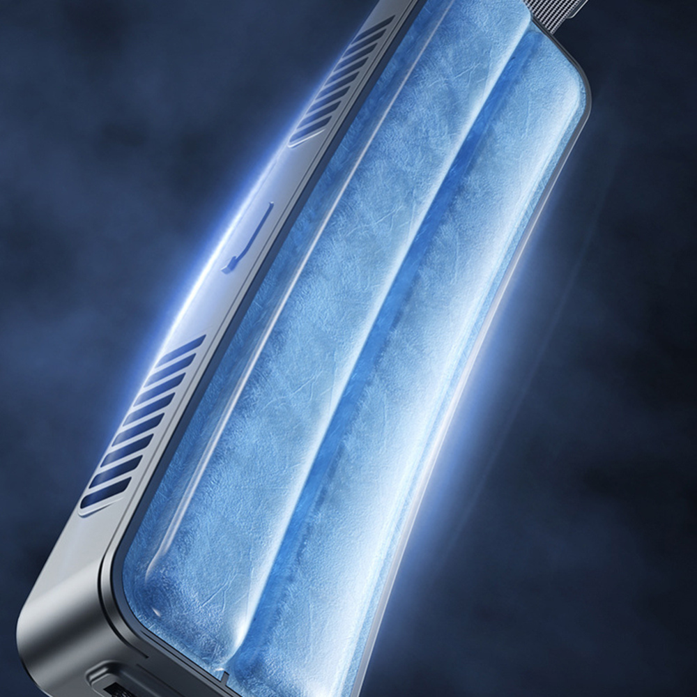 Libera tus manos con este ventilador de cintura. Frescor instantáneo y discreto para tus aventuras al aire libre.