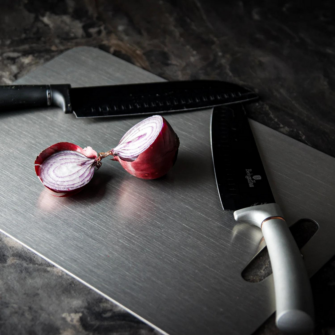 Tabla de cortar antiadherente de titanio. Cocina profesional, higiene, durabilidad y fácil limpieza.