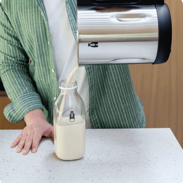 Máquina rápida de bebidas vegetales automática. Disfruta de leche vegana casera en minutos para tu familia.