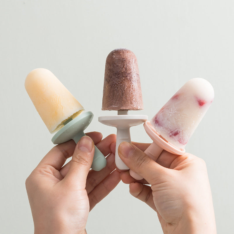 Repostería casera: set de moldes de silicona para paletas y helados. Postres refrescantes y fáciles de hacer.