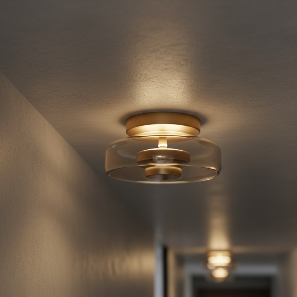 Luz de pared Halo LED, diseño moderno y minimalista, ideal para iluminación interior y decoración del hogar elegante.