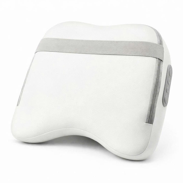 Masajeador de cuello y hombros unisex. Calor y diseño ergonómico para un masaje profundo y antiestrés.