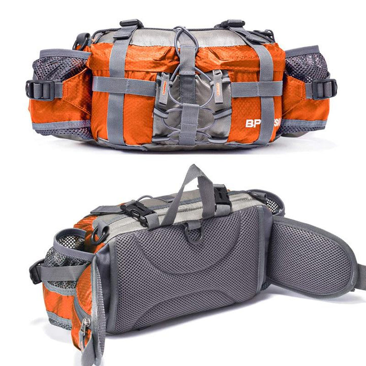 Riñonera exterior sport compacta, perfecta para senderismo y llevar tu botella cómodamente.