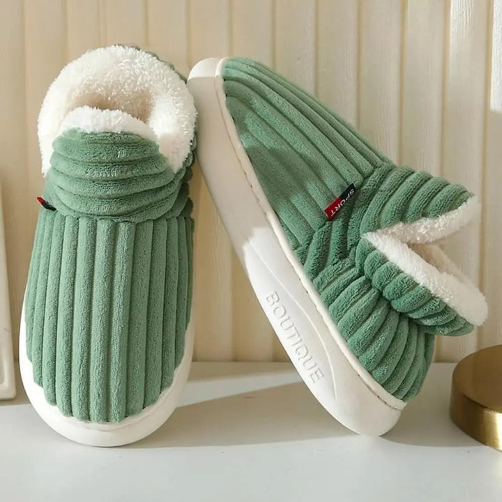 Pantuflas unisex de franela ultra cómodas para casa, suaves y acogedoras.