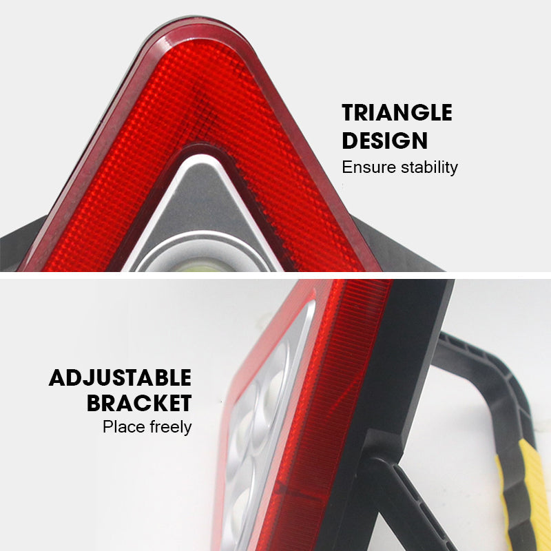 Equipamiento de coche LED con cargador solar, luz de emergencia y linterna para cualquier situación vial.