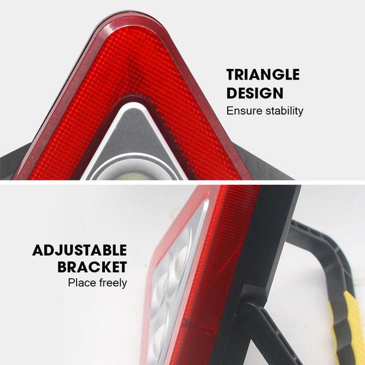 Equipamiento de coche LED con cargador solar, luz de emergencia y linterna para cualquier situación vial.