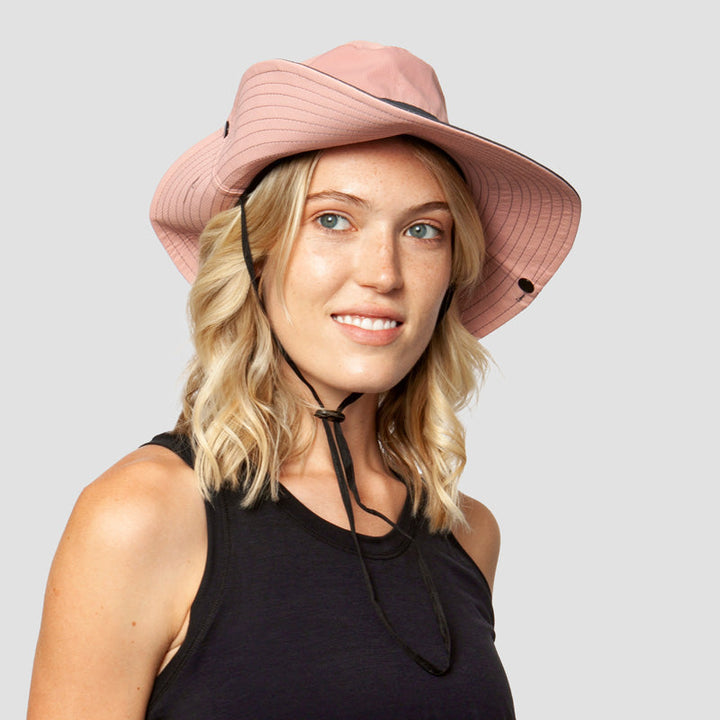 Sombrero de sol plegable para mujer, fácil de transportar, protección UV para viajes.