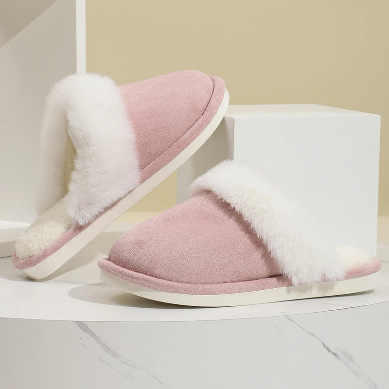 Zapatillas de descanso para mujer, acogedoras y cálidas, ideales para las tardes de invierno en casa.
