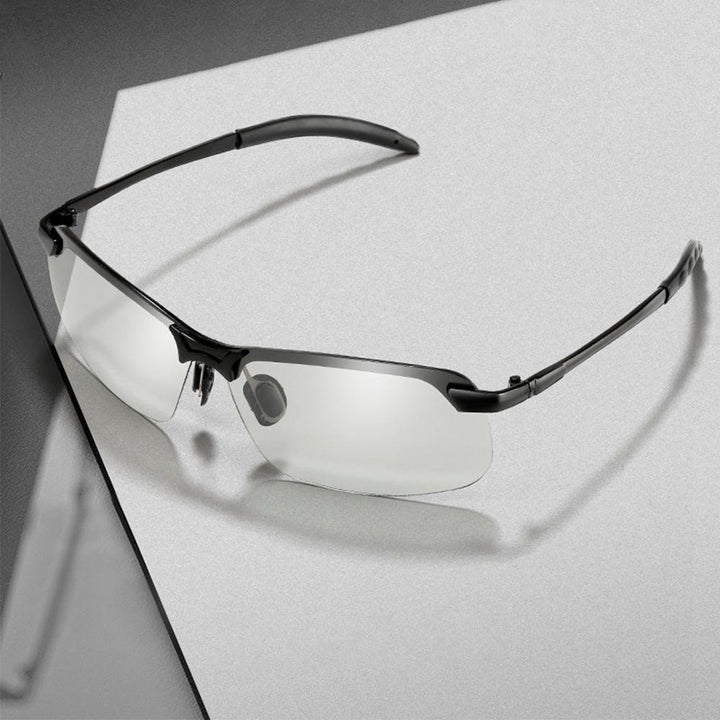 Accesorios deportivos: gafas de sol polarizadas fotocromáticas con protección UV para conducir y pescar.