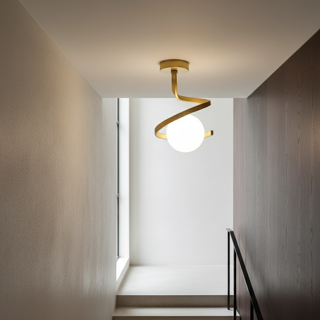 Iluminación de techo LED Slim Halo, moderna y eficiente para interiores. Ahorro energético.