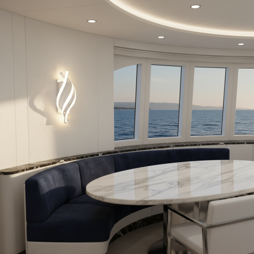 Aplique de pared LED de bajo consumo, luz natural perfecta para el estudio, estilo moderno.