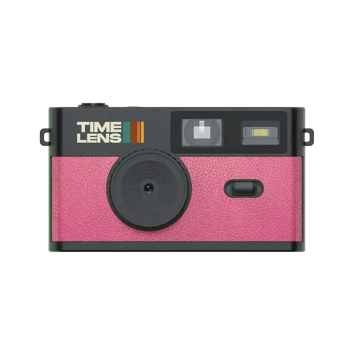 Cámara retro compacta con filtros vintage para fotografía creativa. Ideal para capturar momentos mágicos.
