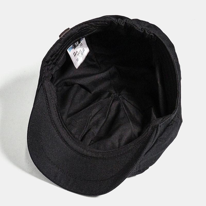 Sombrero boina flatcap para hombre, estilo retro vintage. Diseño clásico, elegante accesorio.
