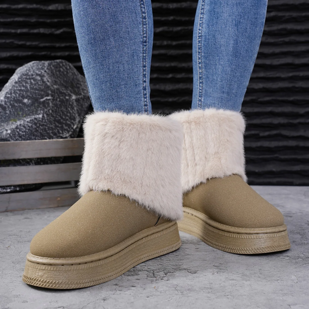 Botas de mujer elegantes y versátiles para invierno. Proporcionan calidez y un look sofisticado para cualquier ocasión.