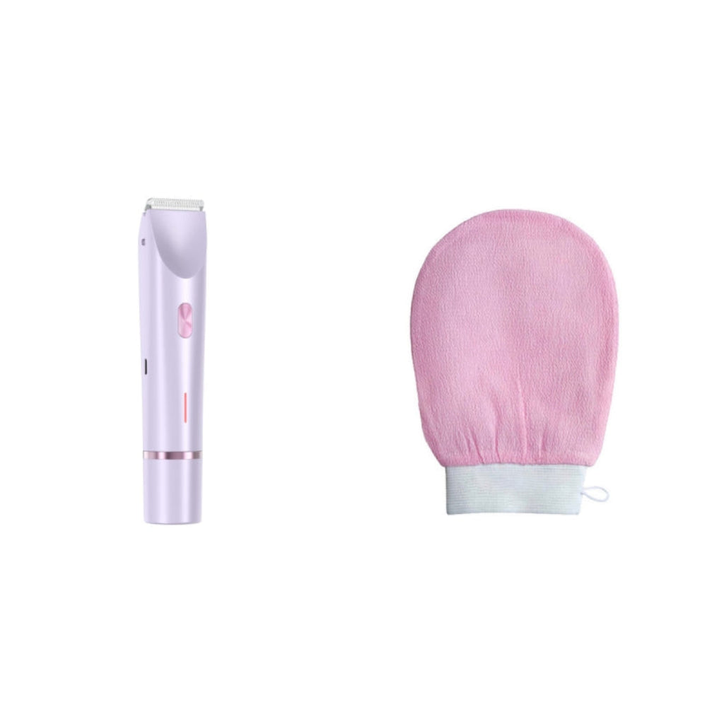 Diseño ergonómico de depiladora CJ26. Afeitadora y recortadora de vello para la belleza y el cuidado femenino.