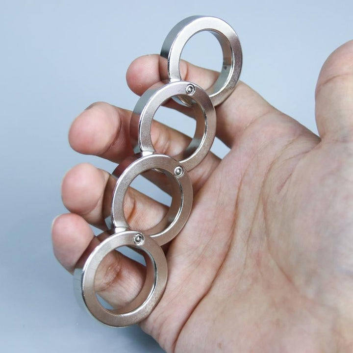 Anillo plegable para reducción de ansiedad y alivio del estrés. Herramienta antiestrés portátil para uso diario.