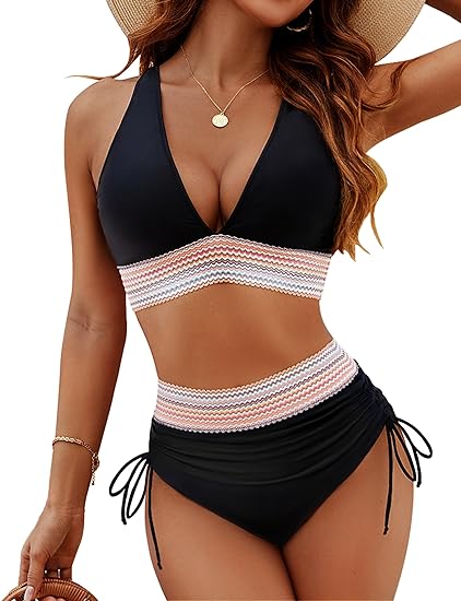 Parte superior de bikini push-up ajustable para mujer, moda baño de verano.