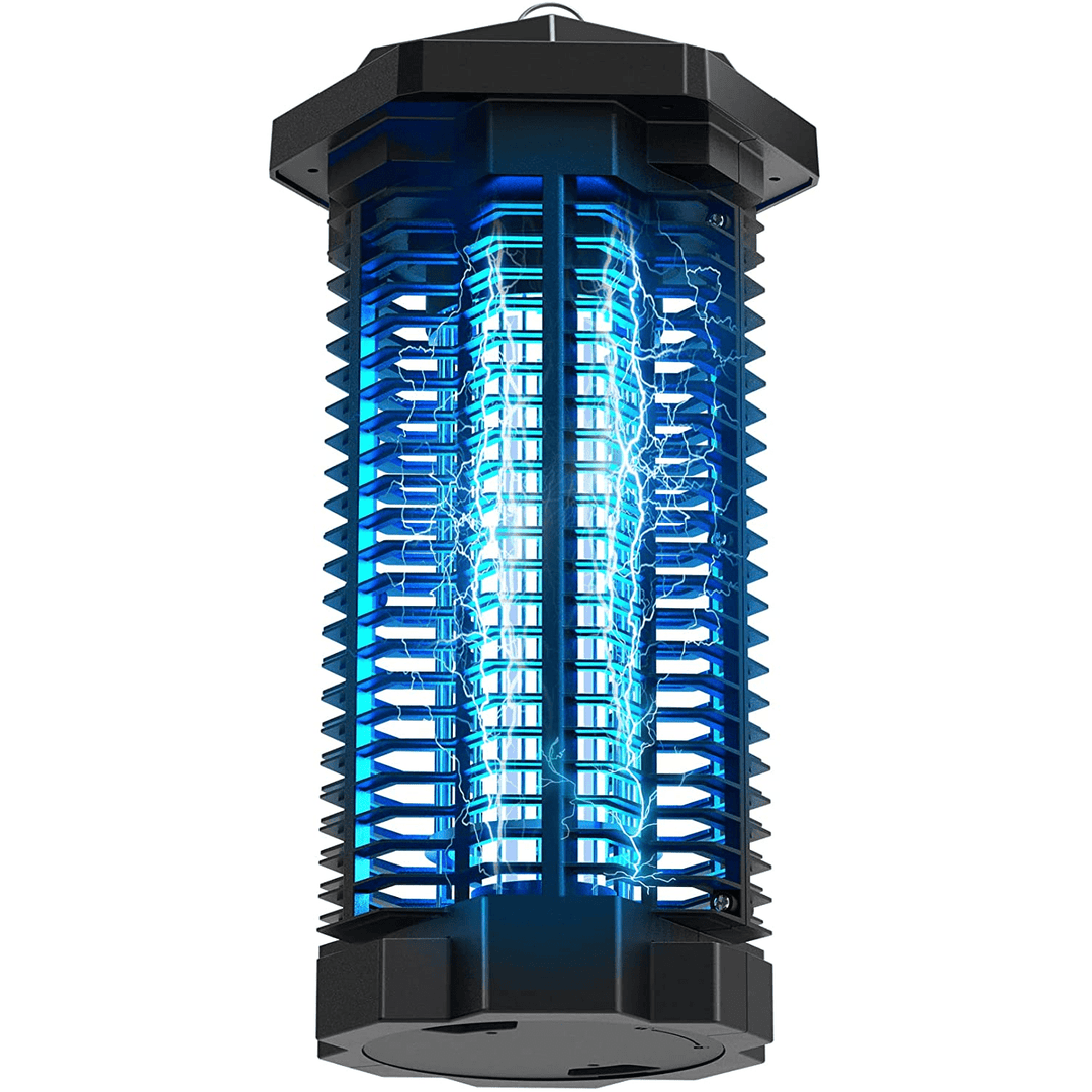 Lámpara eléctrica potente mata mosquitos y bichos. Zapper UV eficaz para el hogar y jardín, control de plagas.