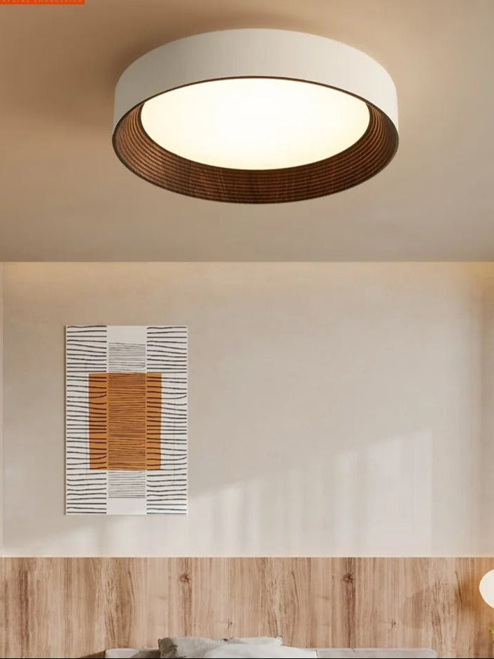Lámpara de techo LED minimalista, ideal para un hogar con estilo moderno.