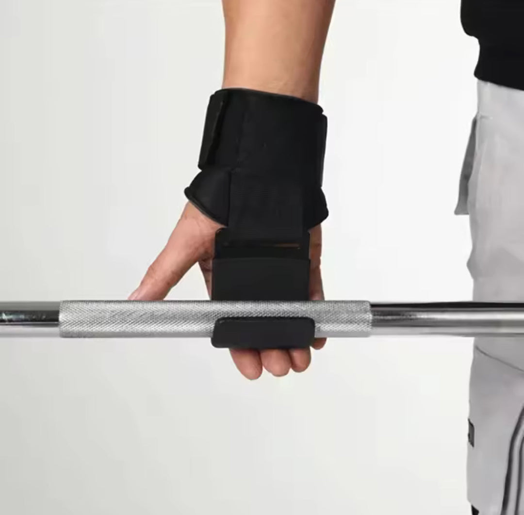 Material resistente de los agarres PowerHook Pro para levantamiento de pesas, durabilidad para el gym.